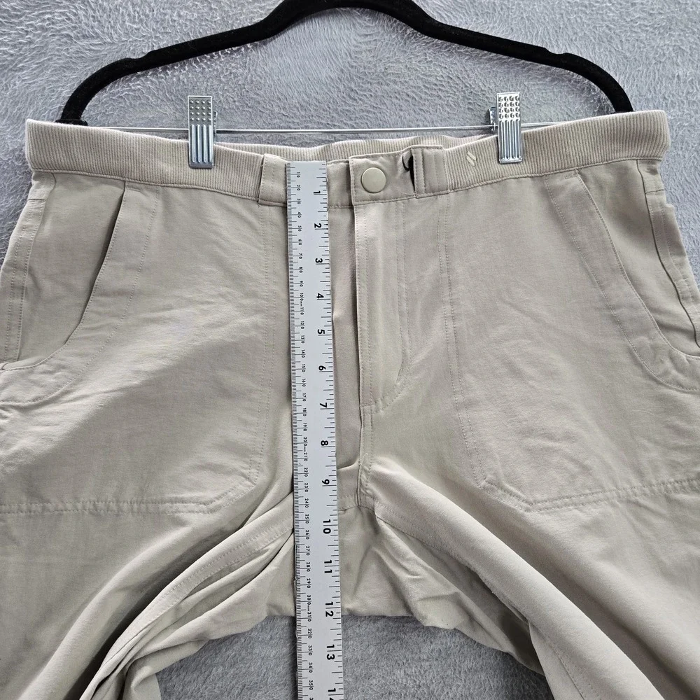 Marmot Women Pants 32 Brown Elastane Nylon Back‎ Pocket Embroidery 30